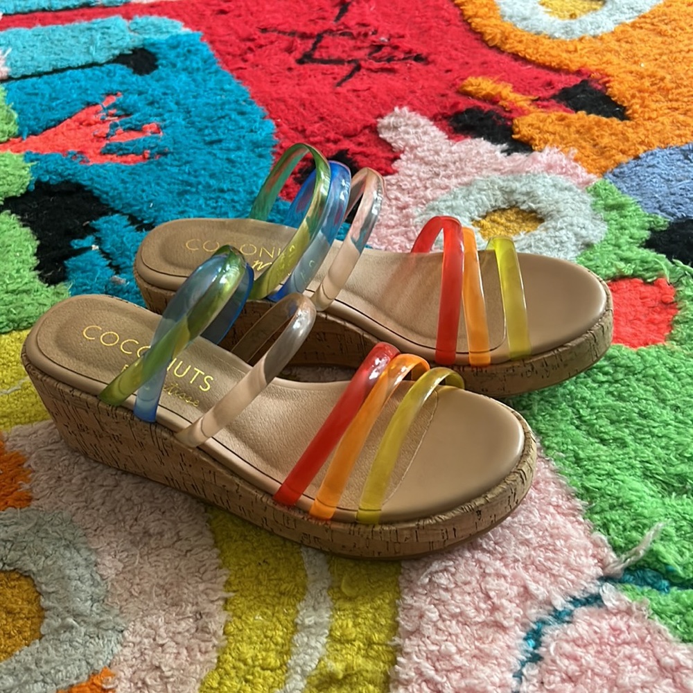 Coconuts by Matisse Rainbow summer shoes!